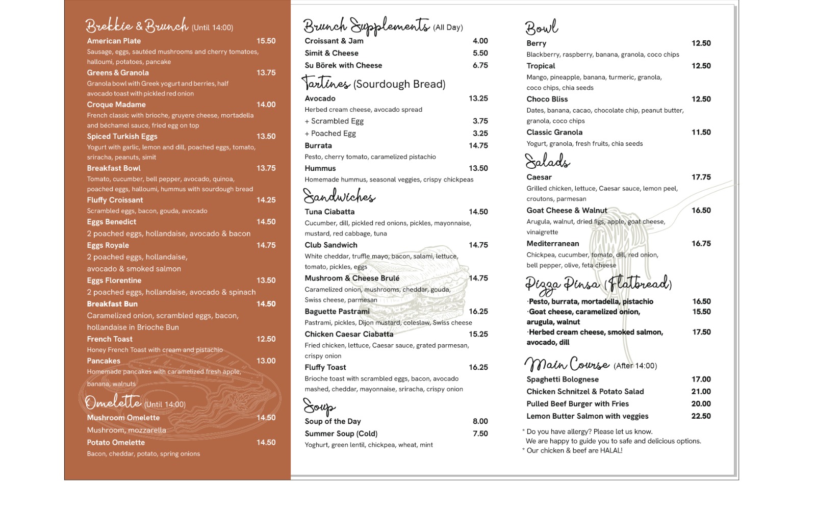 Menu Page 2